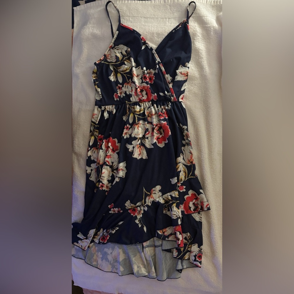 Floral Spaghetti Strap Dress